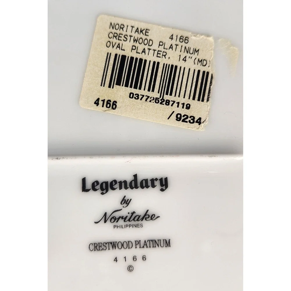 Noritake Crestwood Legendary Platinum 13 1/2